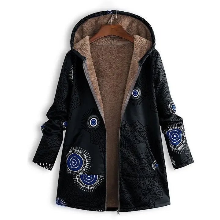 Sanja | Manteau parka féminin au motif stylé et chaleureux