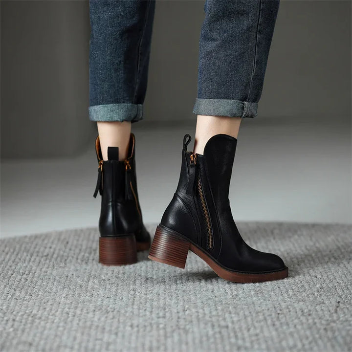 Selina | Bottines à talon bloc pour femmes