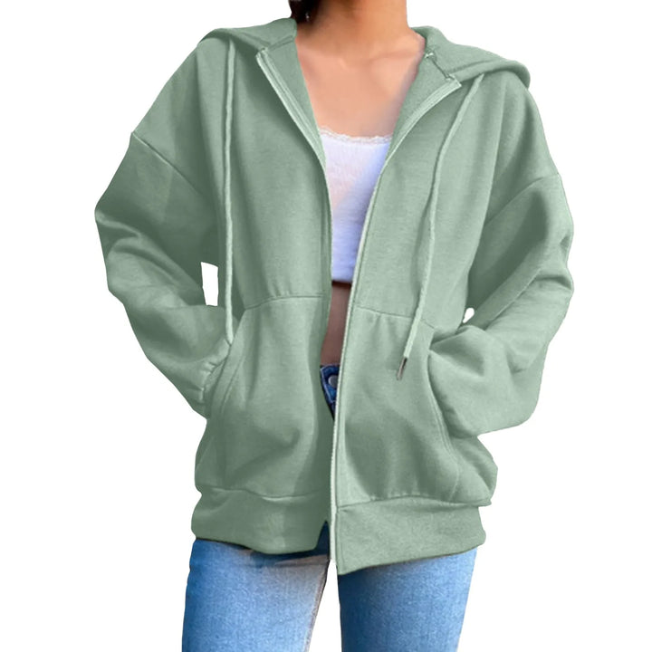 Isabella | Sweat à capuche zippé pour femmes, confortable et élégant
