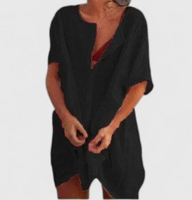 Magdalena | Robe Tunique Midi Décontractée pour Femmes