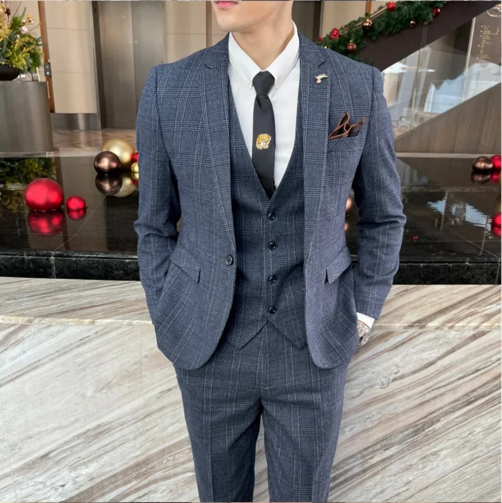 Costume élégant pour homme invité de mariage | Trois pièces