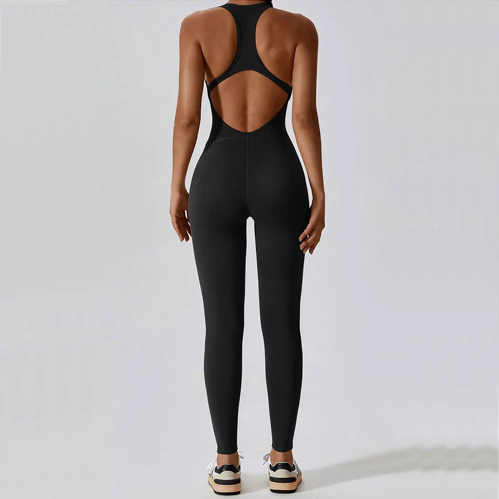 Miranda | Combinaison de Yoga avec Dos Ouvert