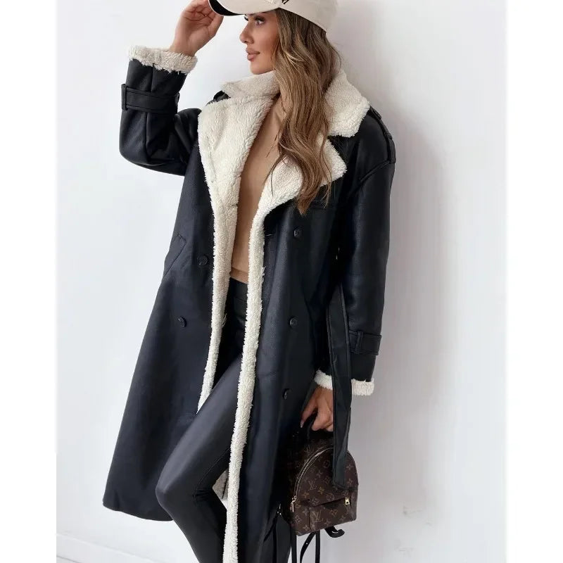 Eloisa | Trench-coat élégant pour femmes avec doublure en fausse fourrure