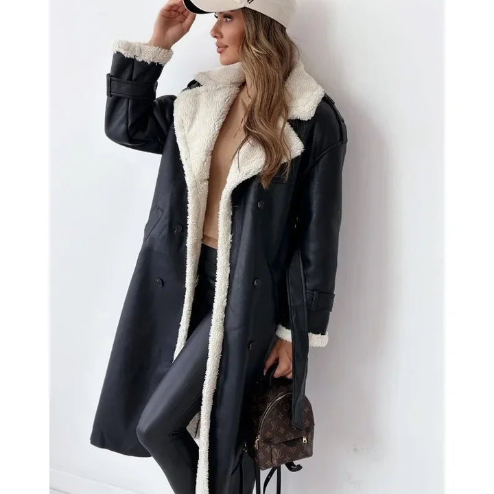 Eloisa | Trench-coat élégant pour femmes avec doublure en fausse fourrure