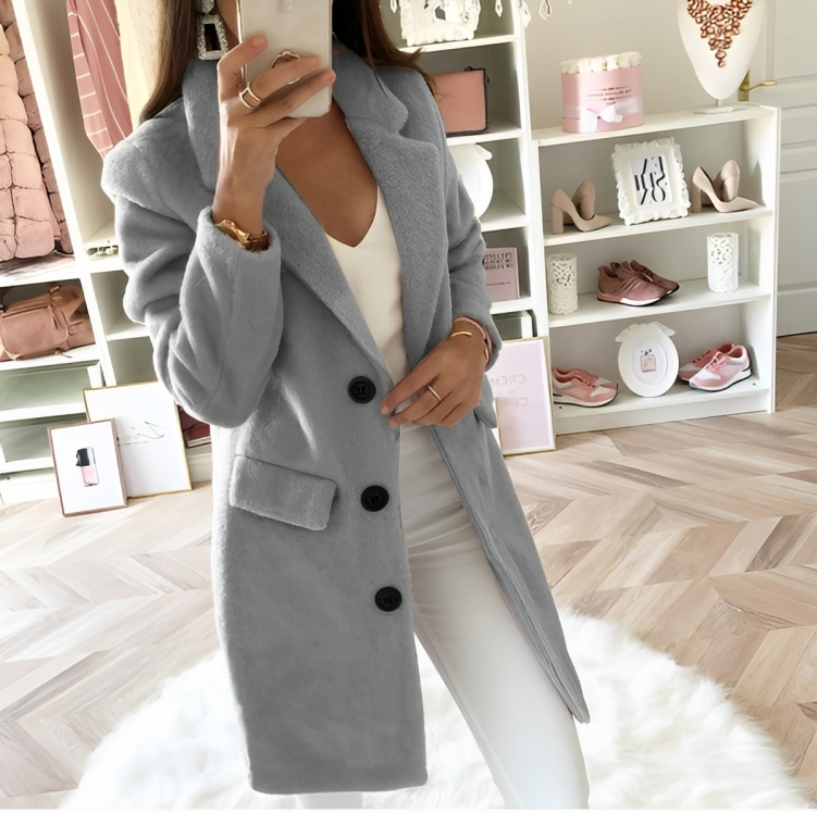 Veste d'hiver luxueuse, douillette et chaude pour femmes