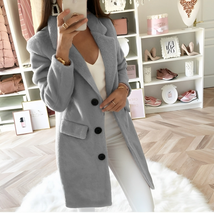 Veste d'hiver luxueuse, douillette et chaude pour femmes