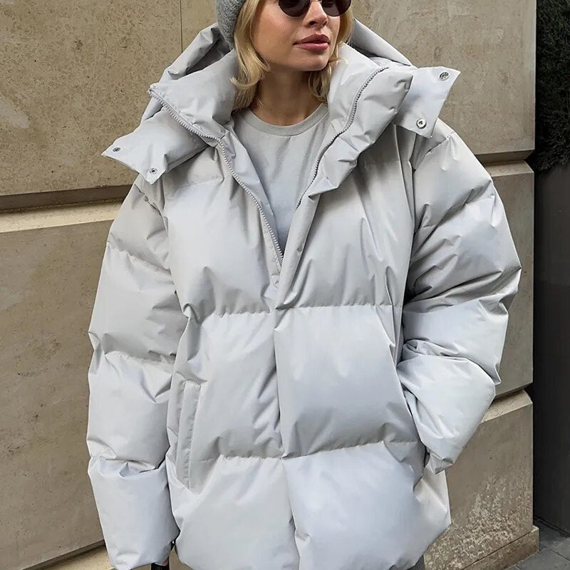 Veste matelassée jaune, chaude et remarquée pour femmes