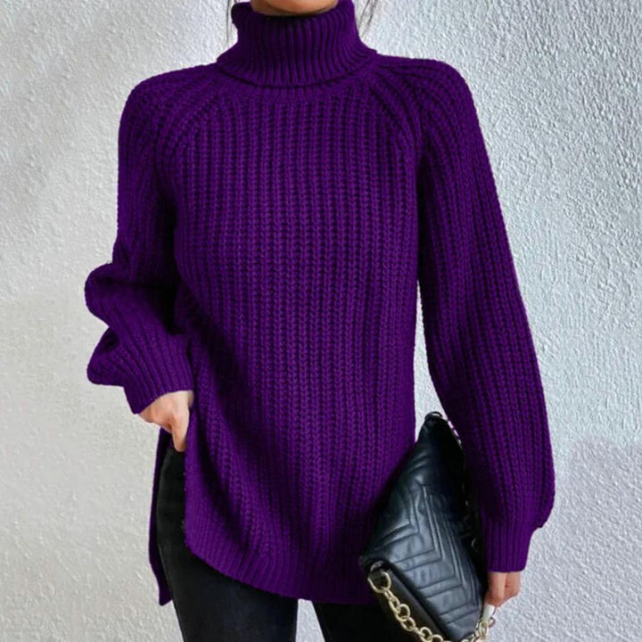 Pull à col roulé élégant, confortable et polyvalent pour femmes