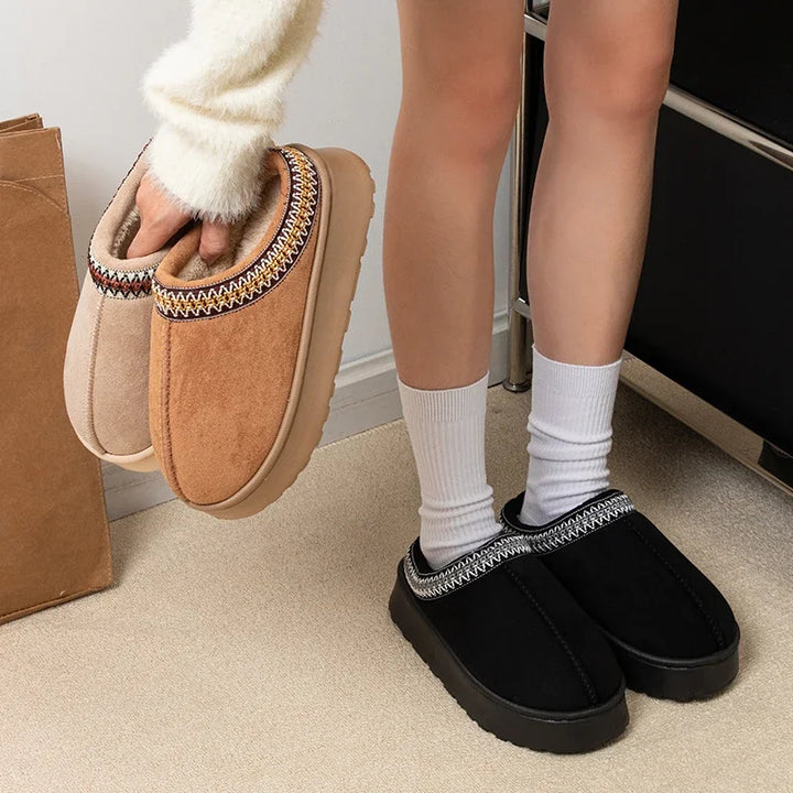 Bottes Classiques pour Femmes avec Semelle Épaisse