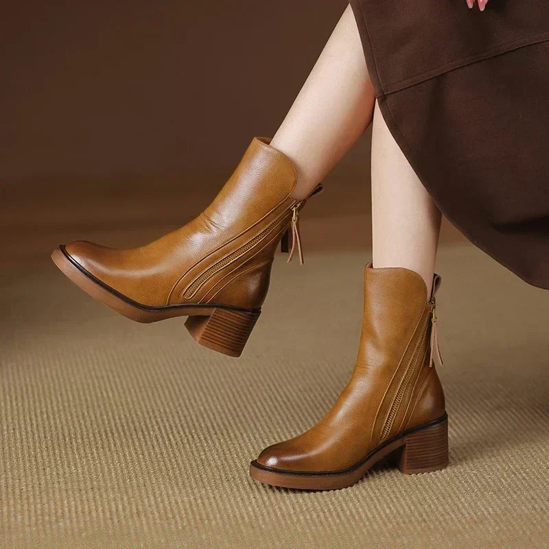 Selina | Bottines à talon bloc pour femmes