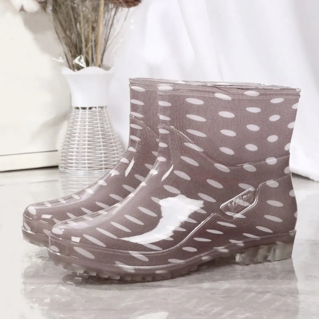 Bottes en Caoutchouc Étanches pour Femmes | Avec Imprimé Coloré