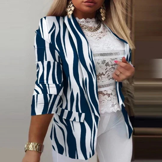 Thanea | blazer à manches longues tie-dye pour femmes