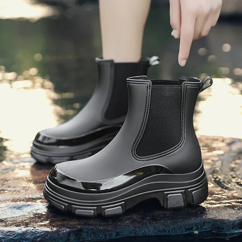 Bottes en caoutchouc imperméables pour femmes | Tige courte