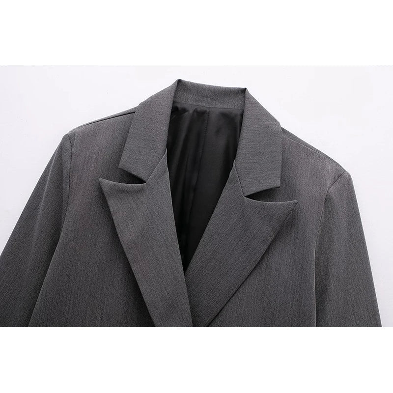 Valloré | Manteau pour femmes à double boutonnage élégant