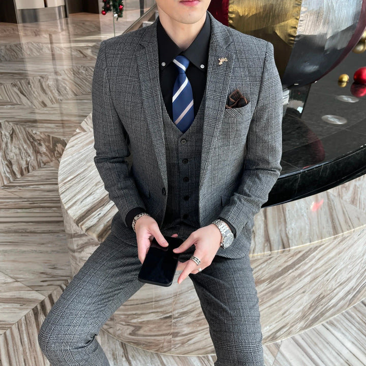 Costume élégant pour homme invité de mariage | Trois pièces
