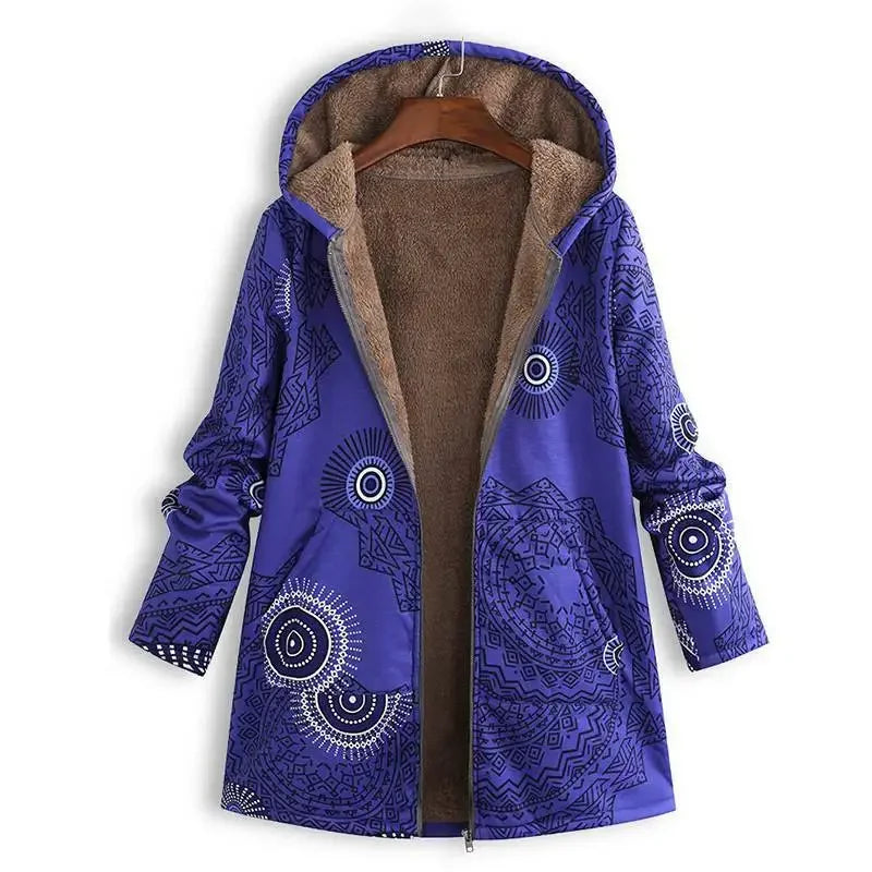 Sanja | Manteau parka féminin au motif stylé et chaleureux