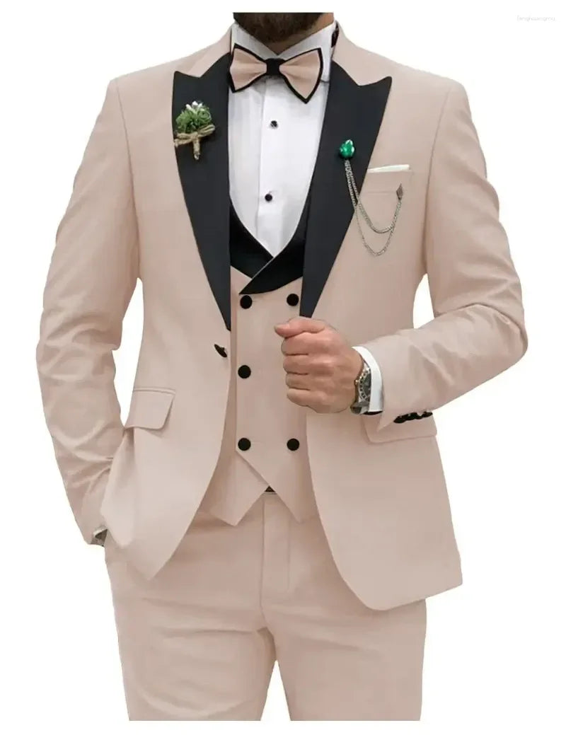Costume Classique pour Hommes Invités de Mariage | Trois Pièces