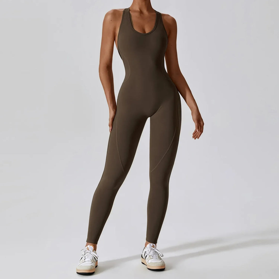 Miranda | Combinaison de Yoga avec Dos Ouvert