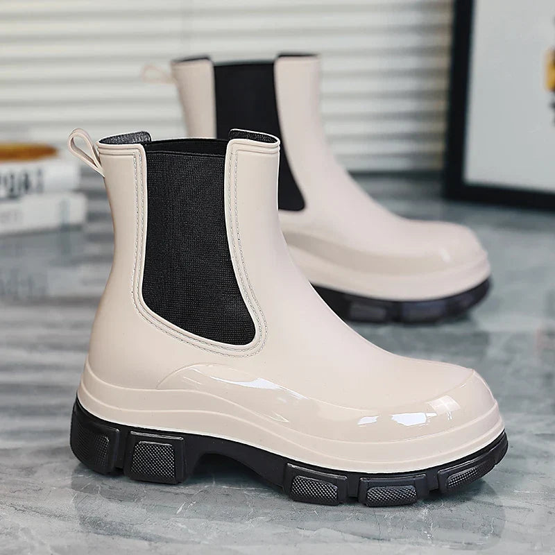 Bottes en caoutchouc imperméables pour femmes | Tige courte