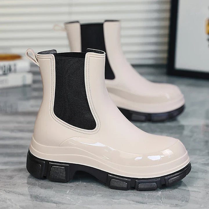 Bottes en caoutchouc imperméables pour femmes | Tige courte
