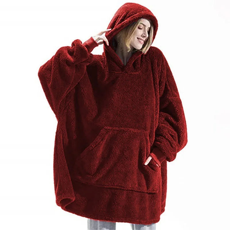 Hoodie Oversize Femme Pull Douillet | Doux & Décontracté