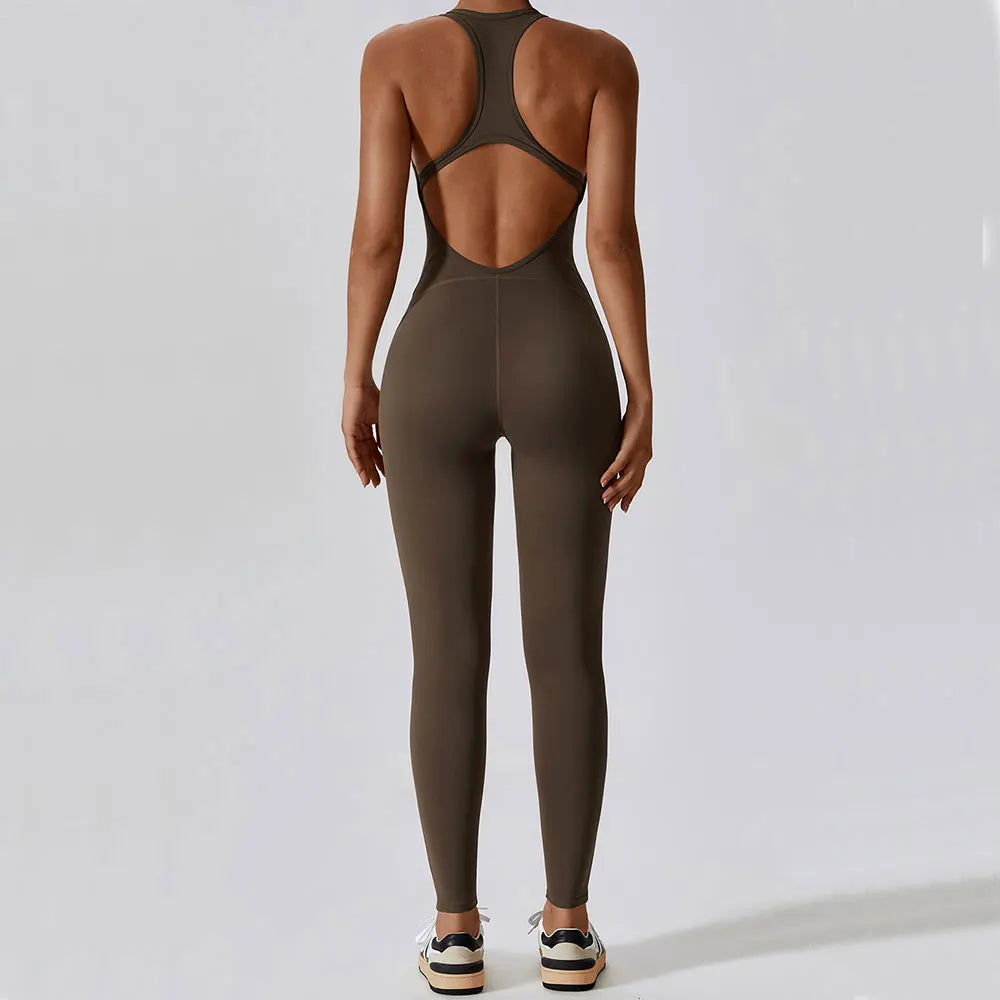 Miranda | Combinaison de Yoga avec Dos Ouvert