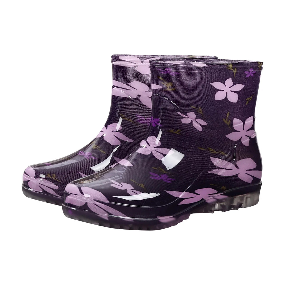 Bottes en Caoutchouc Étanches pour Femmes | Avec Imprimé Coloré