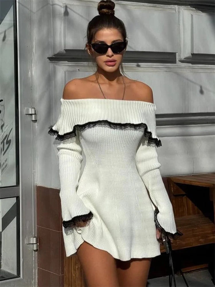 Camila | Robe Mini Tricotée