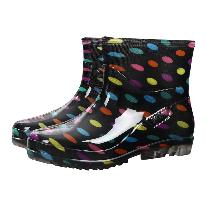 Bottes en Caoutchouc Étanches pour Femmes | Avec Imprimé Coloré
