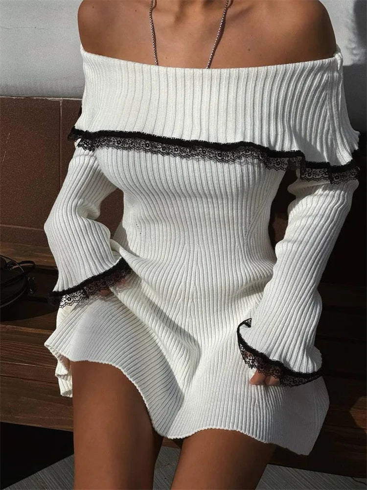 Camila | Robe Mini Tricotée
