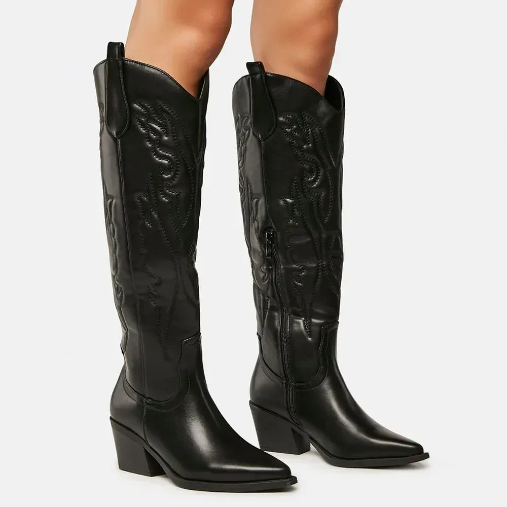 Bottes de cowboy montantes pour femmes | Classiques