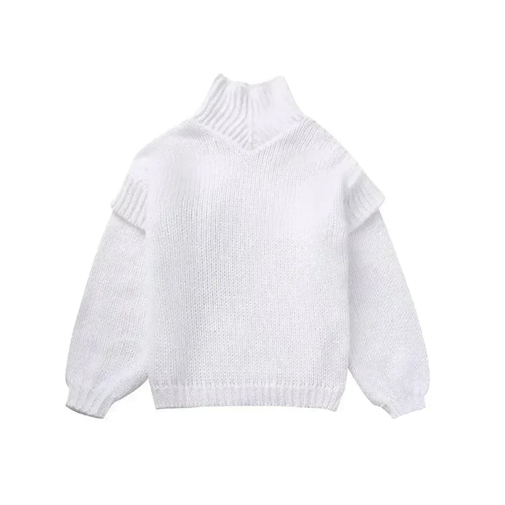 Mariella | Pull à col roulé pour femmes en taille surdimensionnée