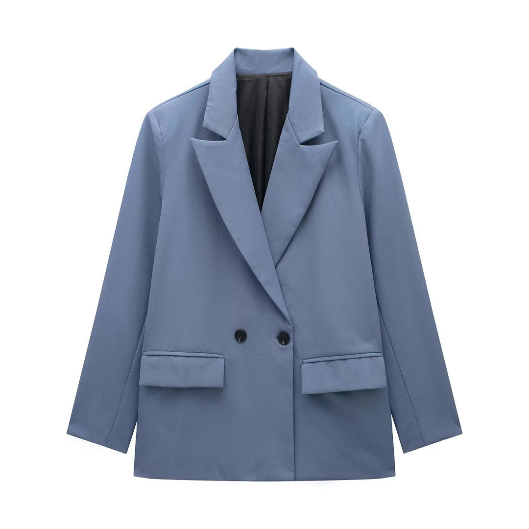 Valloré | Manteau pour femmes à double boutonnage élégant