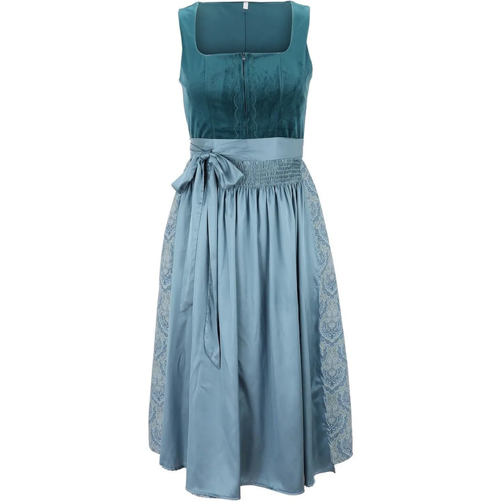 Robe Dirndl Vintage Élégante pour Femmes - Oktoberfest
