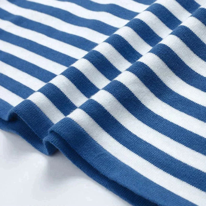 T-shirt rayé élégant, doux et léger pour femmes