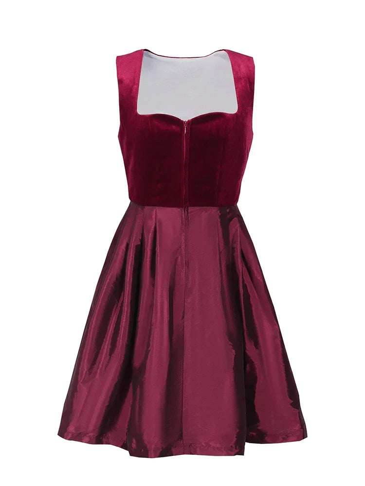 Robe Dirndl Élégante Rouge pour Femmes Oktoberfest