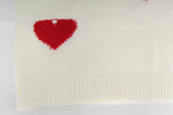 Maren | Pull en tricot à motif cœur pour femmes