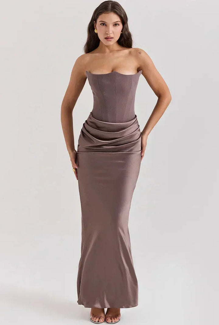 Ariana - Robe Maxi Corset Sexy