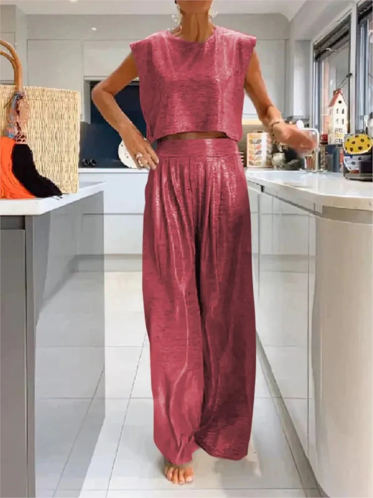 Ensemble élégant à deux pièces pour femmes