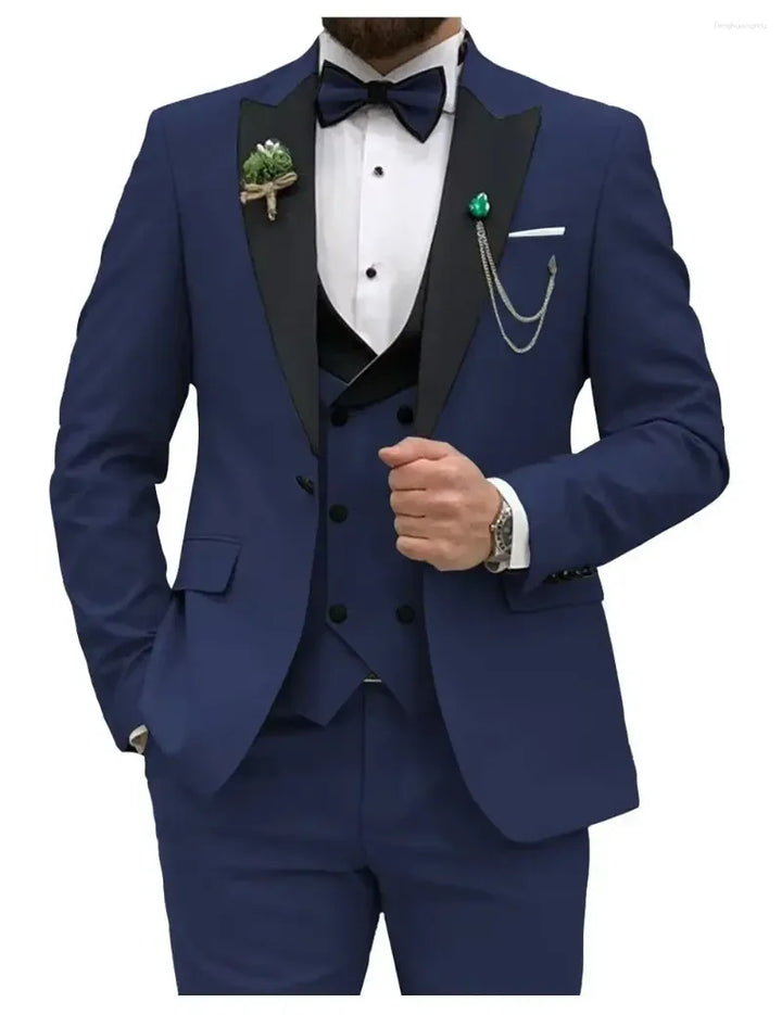 Costume Classique pour Hommes Invités de Mariage | Trois Pièces