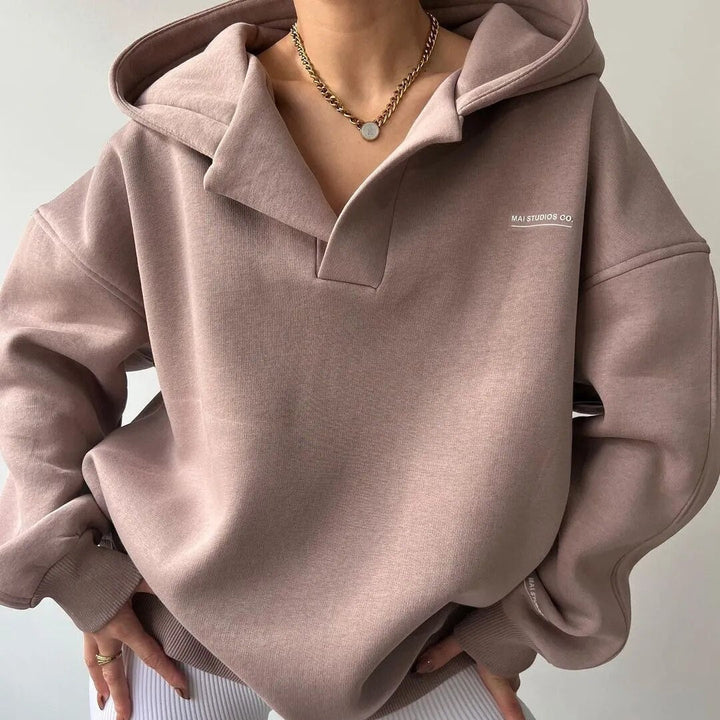 Sweat à capuche femme surdimensionné | Épaules tombantes