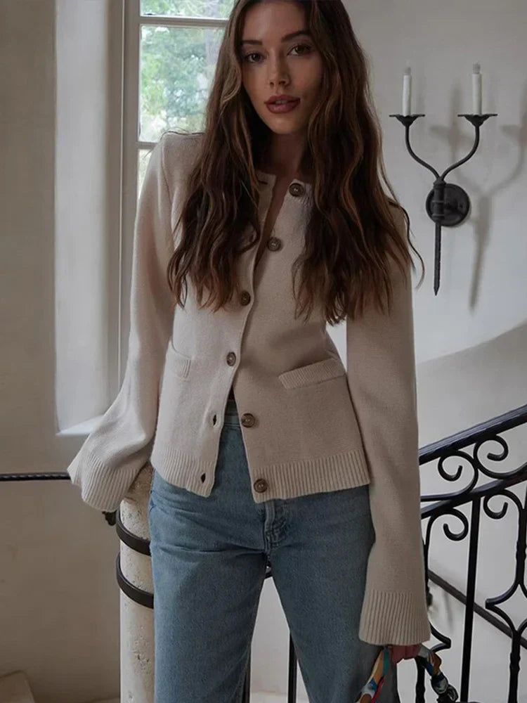 Sofia | Design Élégant Classique Cardigan Femme