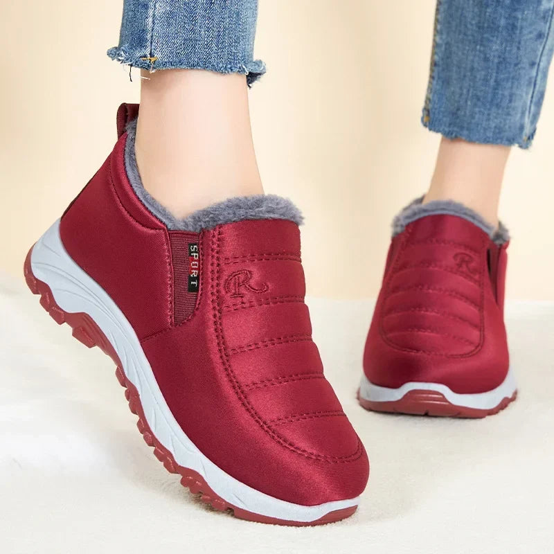 Bottes d'hiver à enfiler pour femmes | Avec fermeture éclair