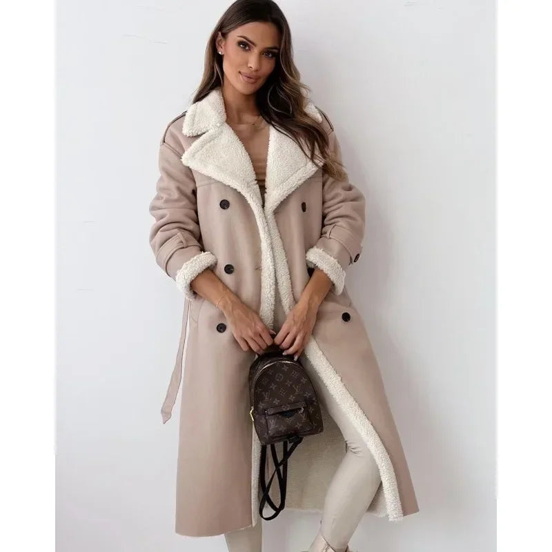 Eloisa | Trench-coat élégant pour femmes avec doublure en fausse fourrure