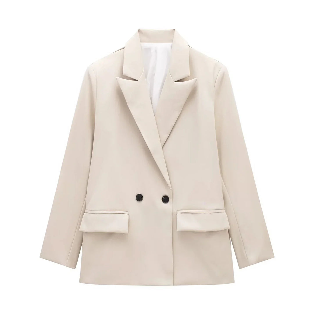 Valloré | Manteau pour femmes à double boutonnage élégant