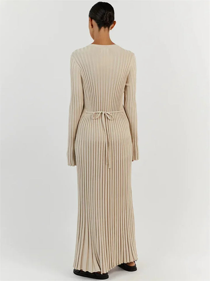 Elora | Robe tricotée avec lacets