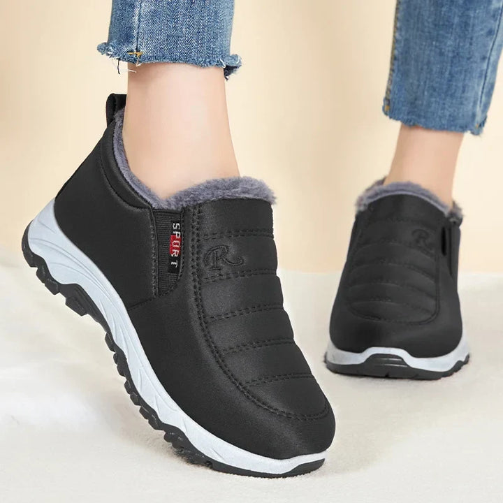 Bottes d'hiver à enfiler pour femmes | Avec fermeture éclair