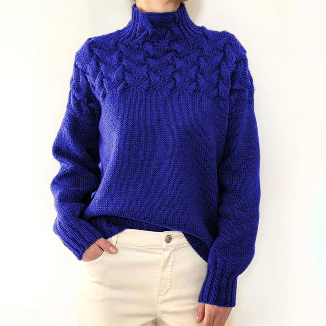Pull en maille à col roulé pour femmes | Hiver