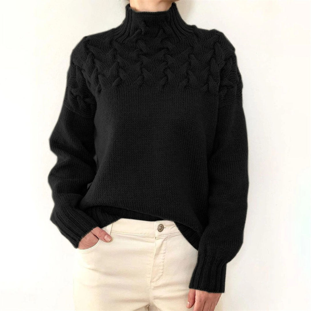 Pull en maille à col roulé pour femmes | Hiver