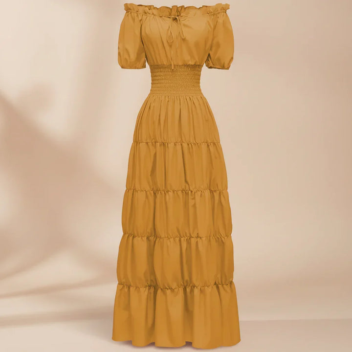 Robe d'été pour femmes Renaissance Moyen Âge Robe maxi longue
